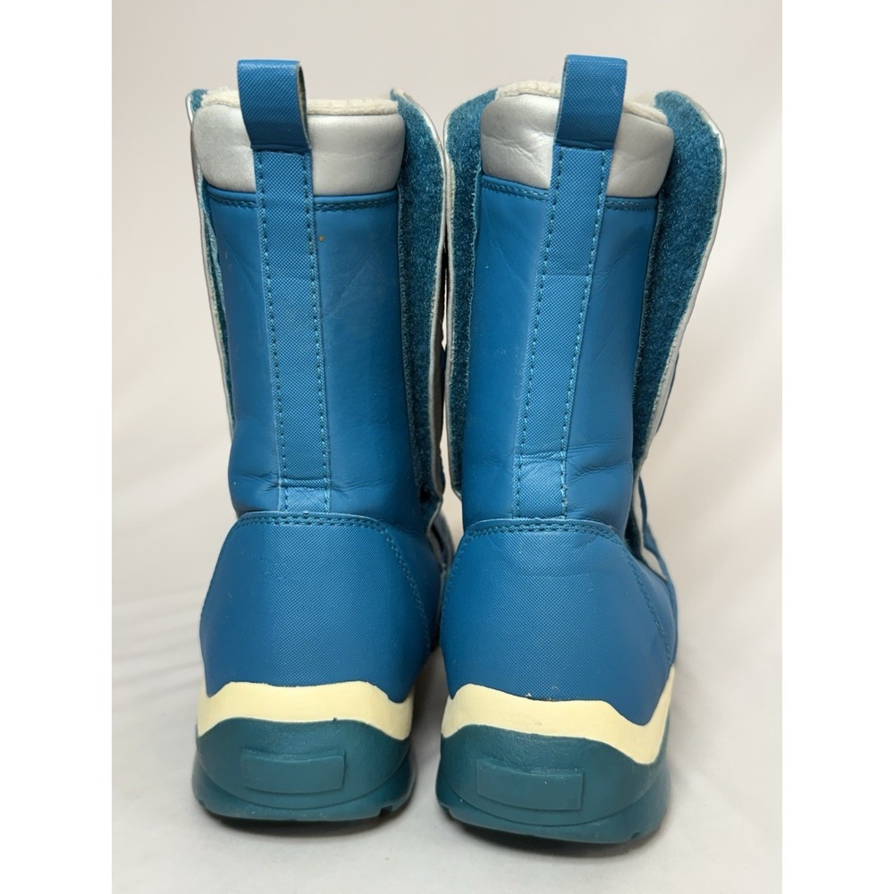 Lands' End Girls / Boys Snow Flurry Boots Youth Size 7 M Blue - Picture 10 of 12